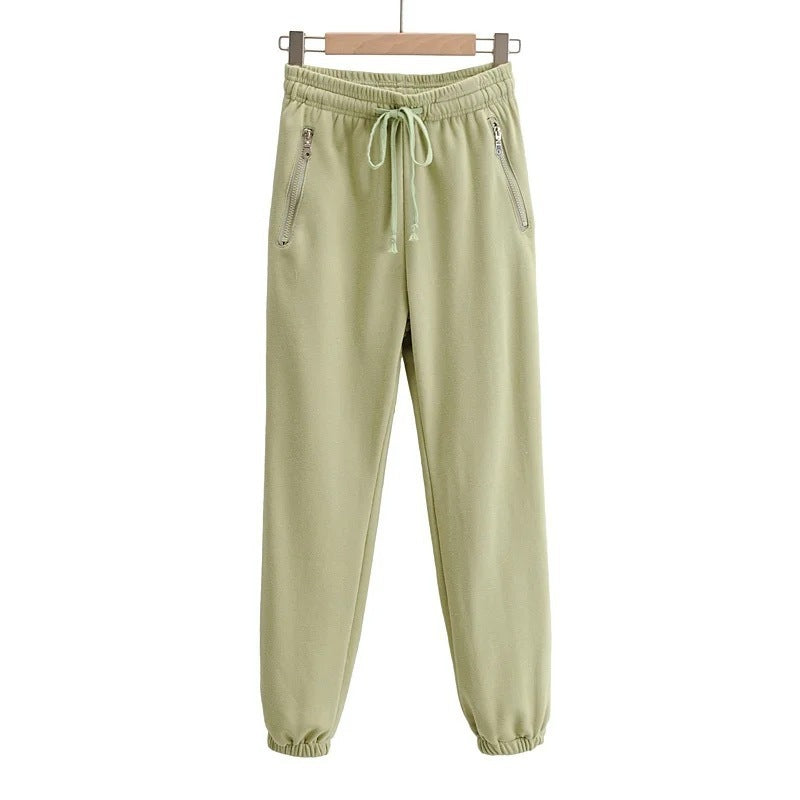 Drawstring Elastic Waist Drawstring Sweatpants