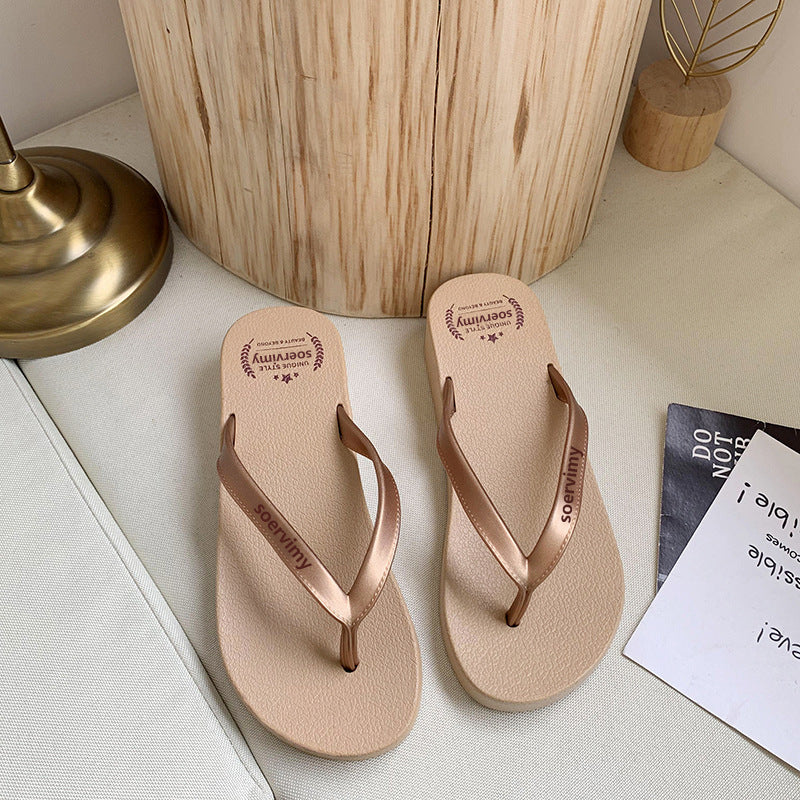 Women's Outdoor Wedge Slippers Fashion Casual Summer Seaside