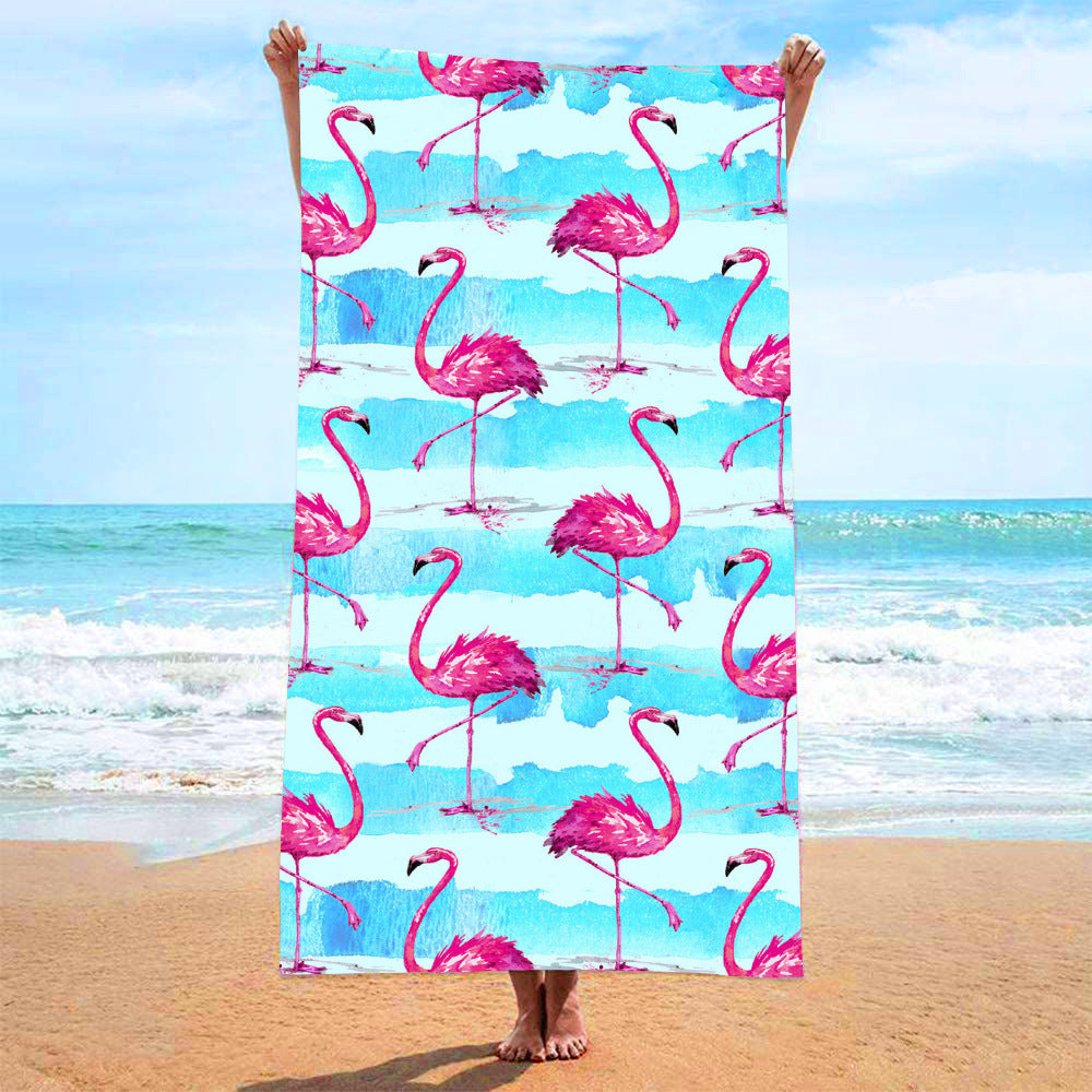 Printed Towel Seaside Vacation Beach Bath Towel