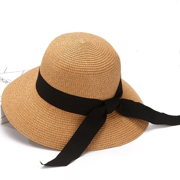 Women's Beach Wide Brimmed Sun Straw Hat