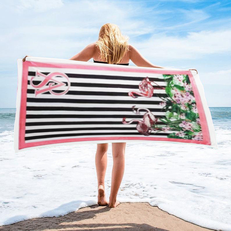 Printed Towel Seaside Vacation Beach Bath Towel