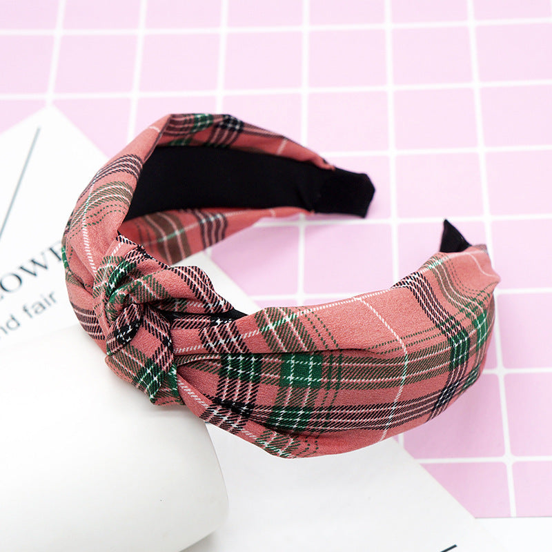 Literary stripe makeup headband