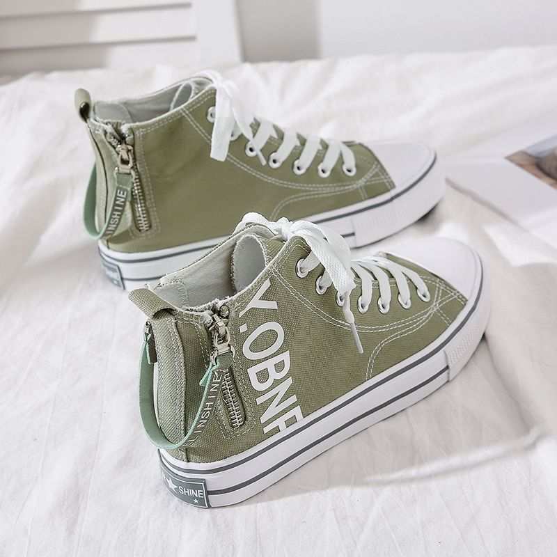 New High-top Canvas Shoes For Women