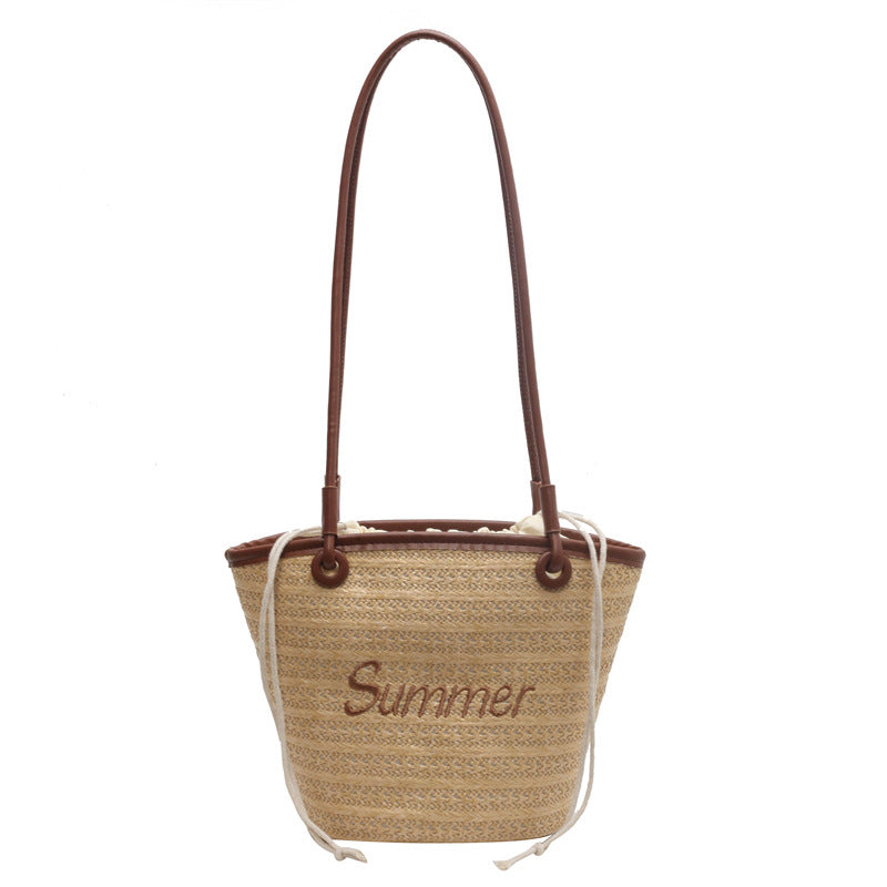 Women's Fashion Woven Shoulder Bag