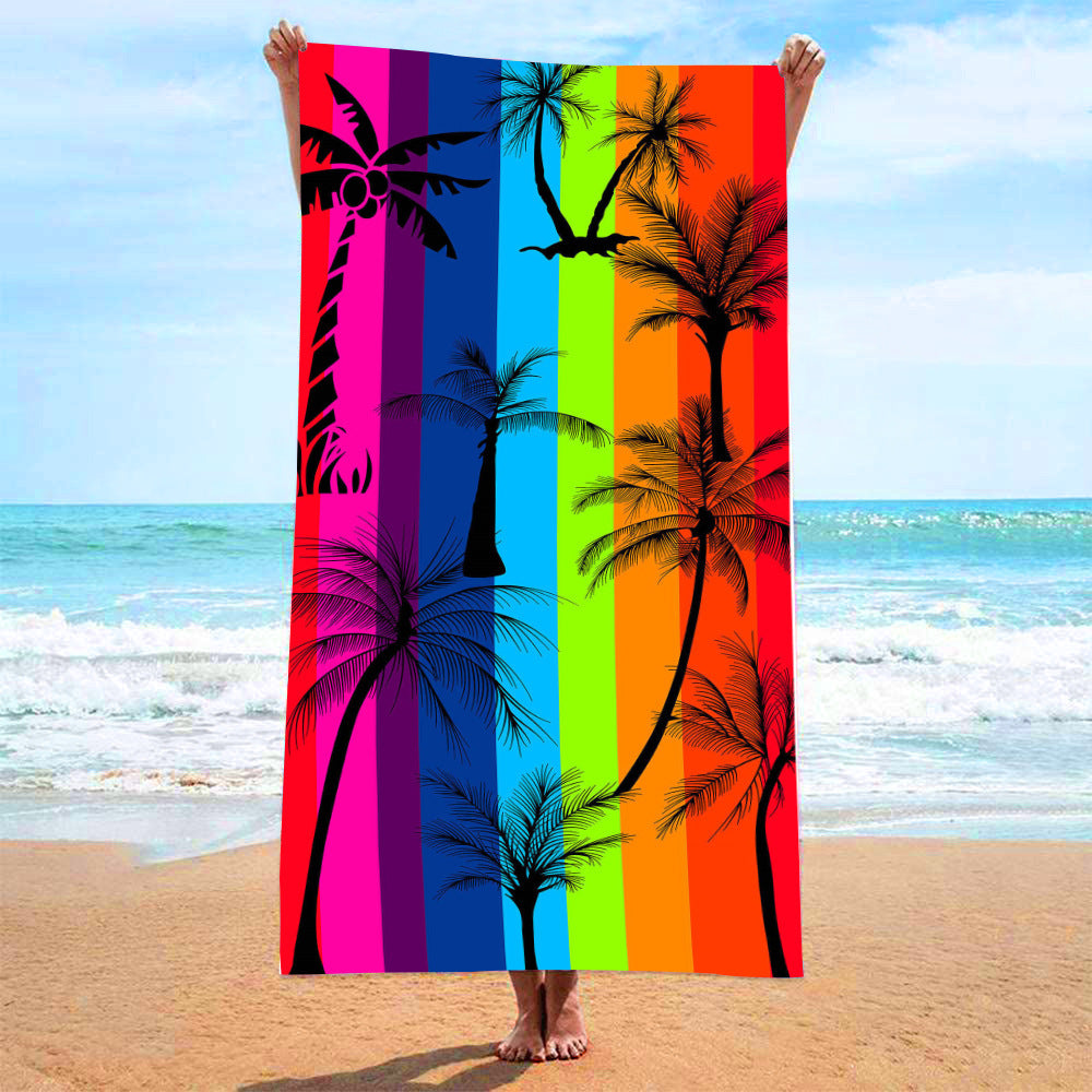 Printed Towel Seaside Vacation Beach Bath Towel