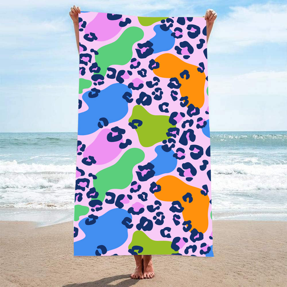 Printed Towel Seaside Vacation Beach Bath Towel