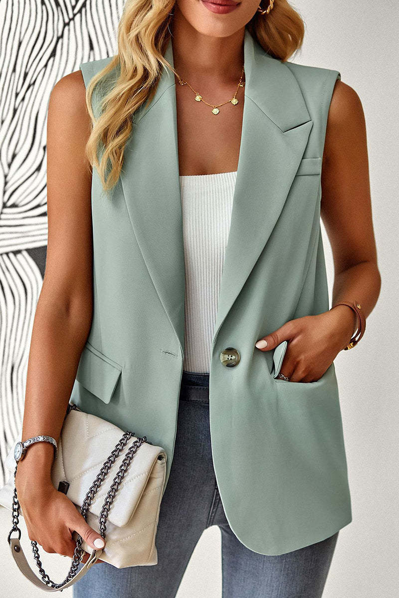 Suit Jacket Women's Loose Temperament Commuter Sleeveless Suit Vest